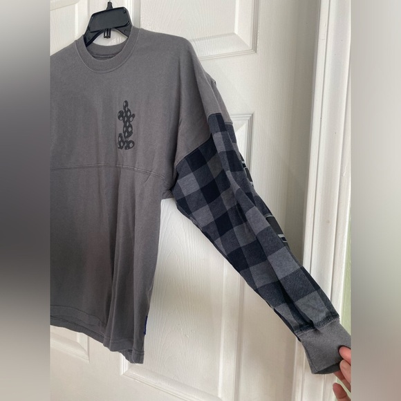 Walt Disney World Mickey Mouse Size XS Buffalo Check Plaid Spirit Jersey - Picture 3 of 11